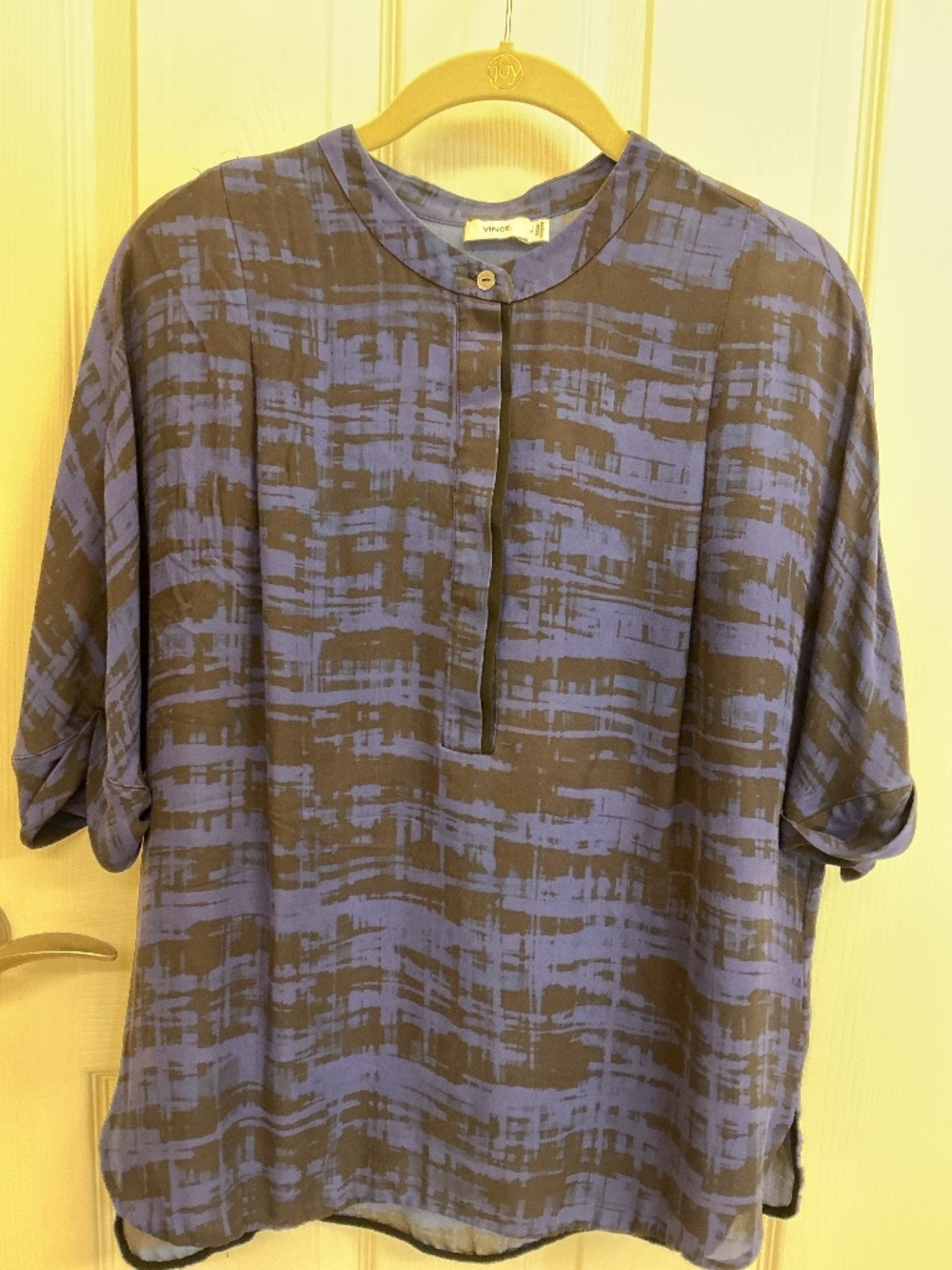 Vince Silk Tunic Blouse